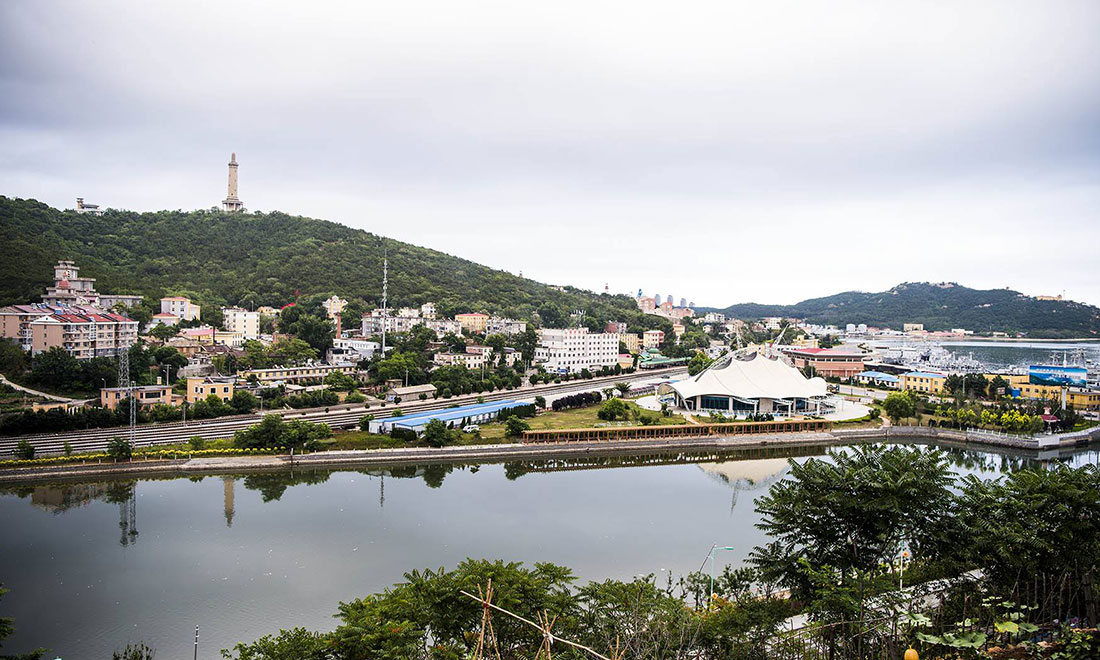 Dalian lushun xiaoarc mountain reclaimed water plant