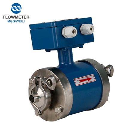 Water Milk Analog Magnetic Flow Meter Price Electromagnetic Flowmeter